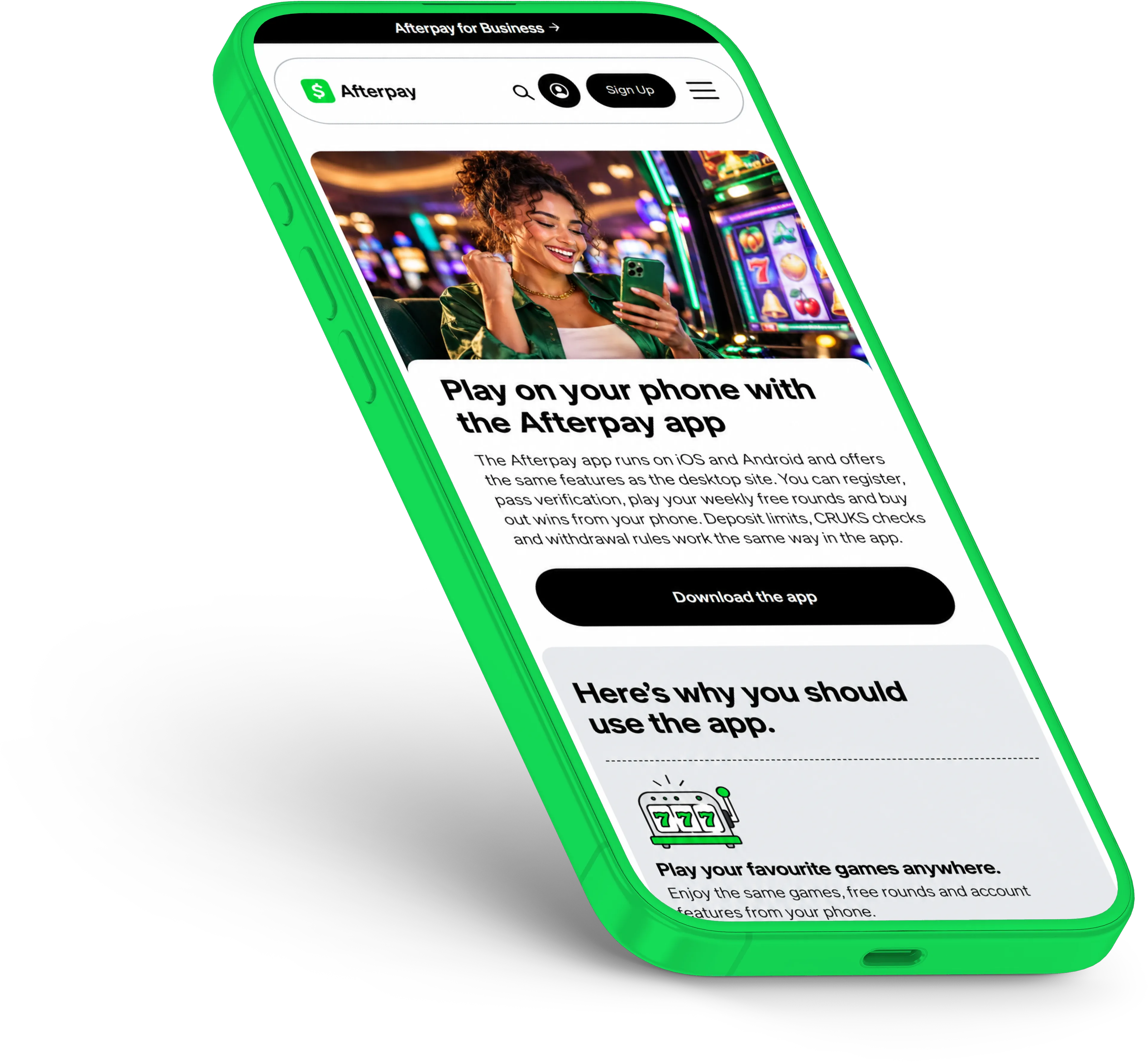 mobile app in Afterpay Casino Nederland mobile app in Afterpay Casino Nederland